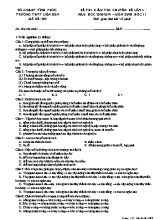 Đề thi kiểm tra chuyên đề lần 4 môn Sinh học Lớp 11 - Mã đề 209 - Năm học 2018-2019 - Trường THPT Liễn Sơn